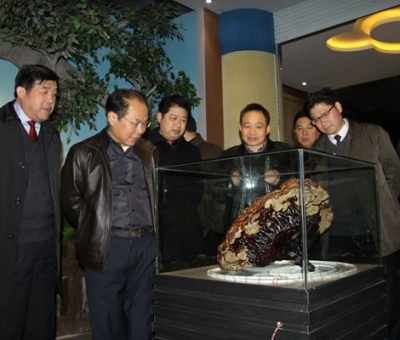 市委常委、宣傳部長潘熙寧，副市長盧天錫蒞臨仙客來公司走訪