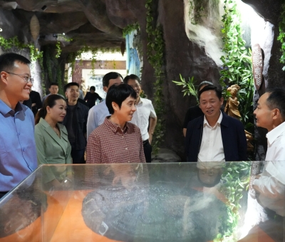 省工商聯(lián)黨組書記樂文紅一行蒞臨仙客來走訪調研